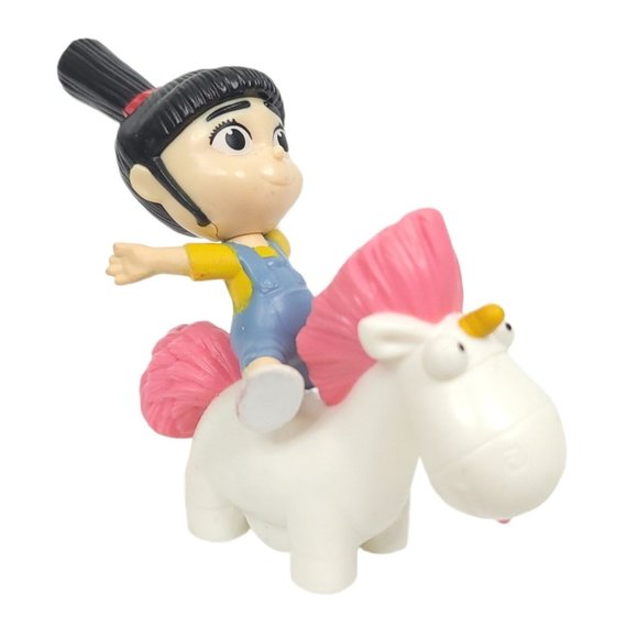 McDonalds Happy Meal Toy Yoshi Despicable Me Minion Agnes Unicorn Lot Of 3 - Picture 6 of 8